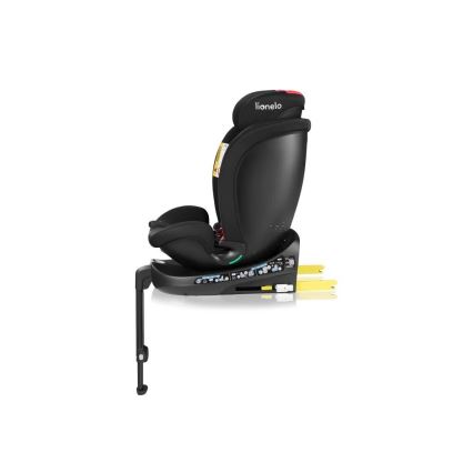 Lionelo - Rotirajuće autosedište sa bazom NAVY i-Size 40–150 cm, crno/crveno
