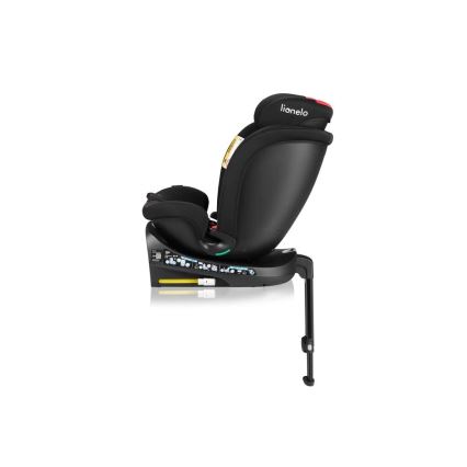 Lionelo - Rotirajuće autosedište sa bazom NAVY i-Size 40–150 cm, crno/crveno