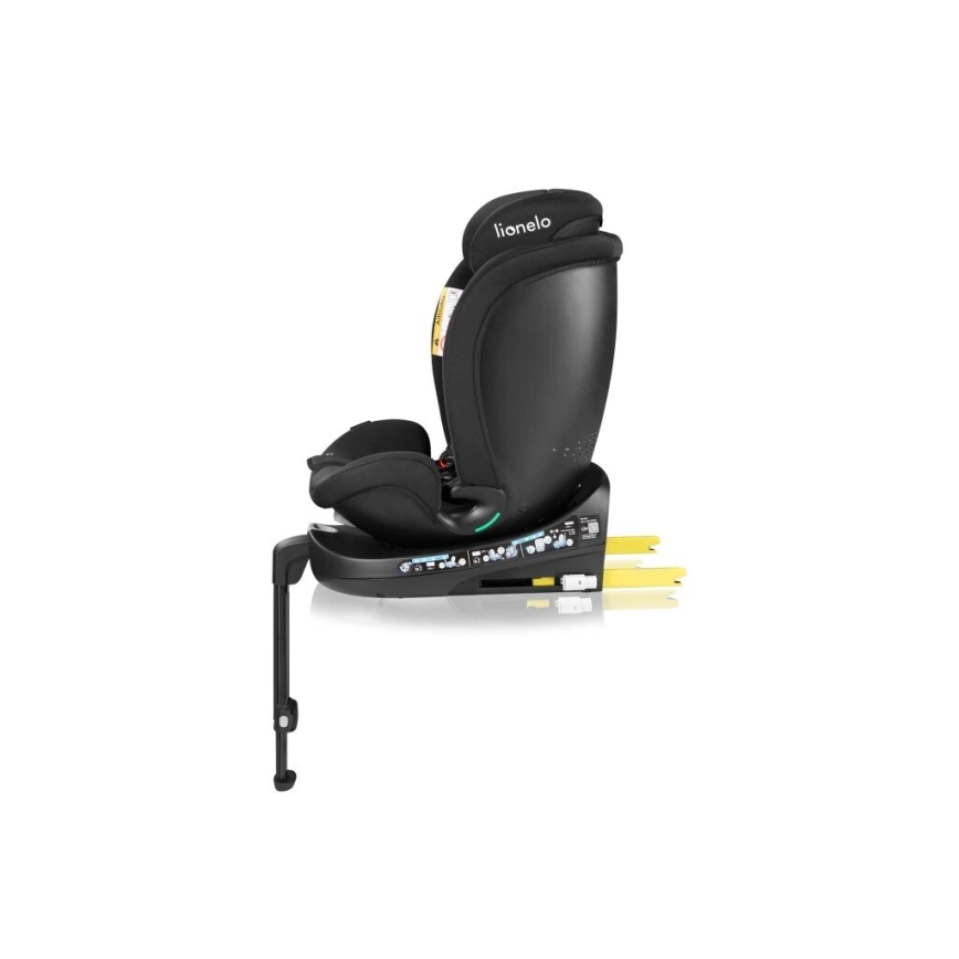 Lionelo - Rotirajuće autosedište sa bazom NAVY i-Size 40-150 cm crno