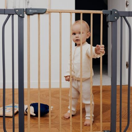 Lionelo - Sigurnosna kapija TRUUS SLIM crna/bež