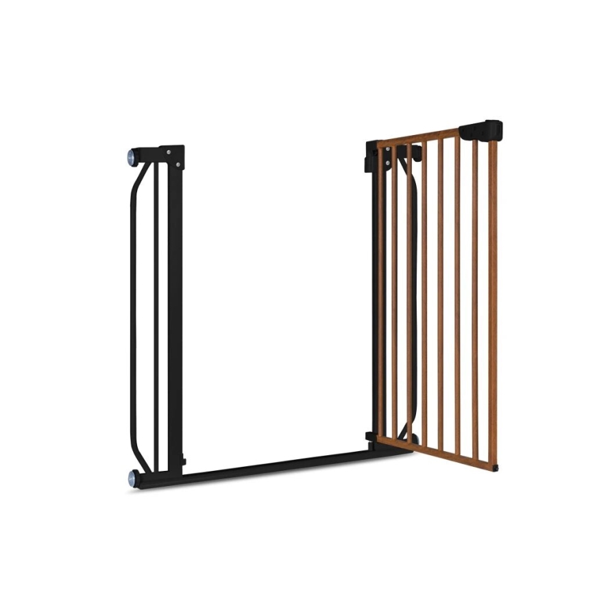 Lionelo - Sigurnosna ograda TRUUS SLIM crna/braon