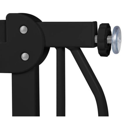 Lionelo - Sigurnosna ograda TRUUS SLIM crna/braon