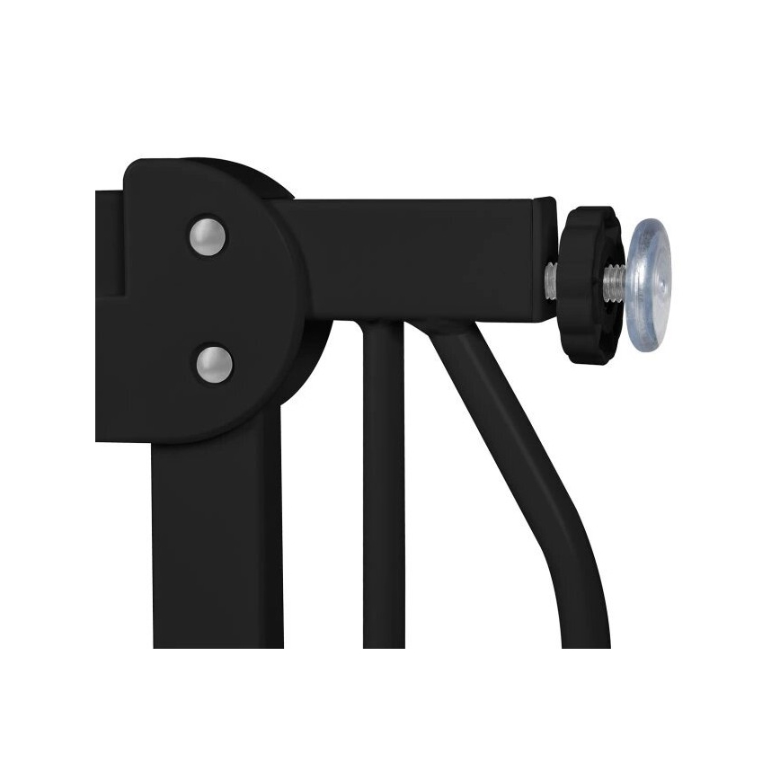 Lionelo - Sigurnosna ograda TRUUS SLIM crna/braon