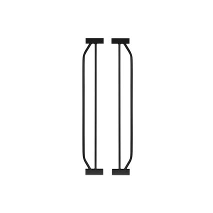 Lionelo - Sigurnosna ograda TRUUS SLIM crna/braon