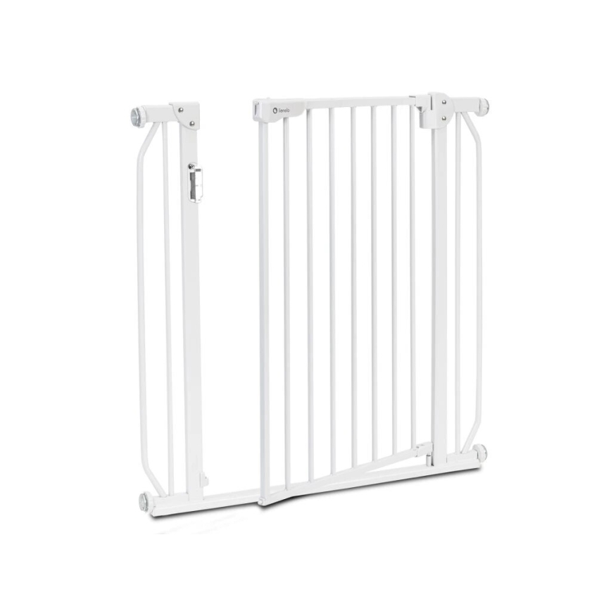 Lionelo - Sigurnosna ograda TRUUS SLIM LED 1xAAA bela