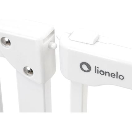 Lionelo - Sigurnosna ograda TRUUS SLIM LED 1xAAA bela