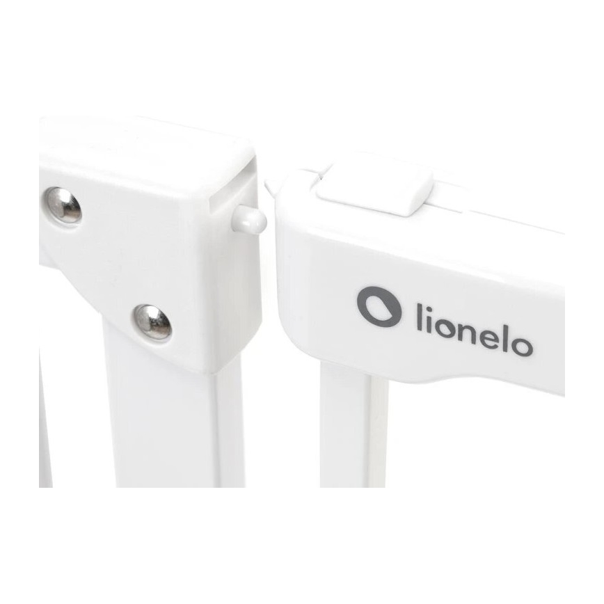 Lionelo - Sigurnosna ograda TRUUS SLIM LED 1xAAA bela