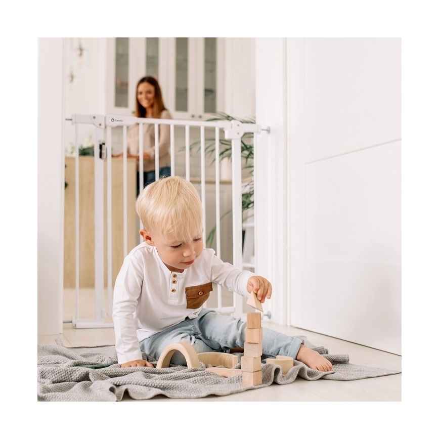 Lionelo - Sigurnosna ograda TRUUS SLIM LED 1xAAA siva