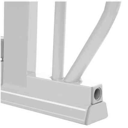 Lionelo - Sigurnosna ograda TRUUS SLIM LED 1xAAA siva