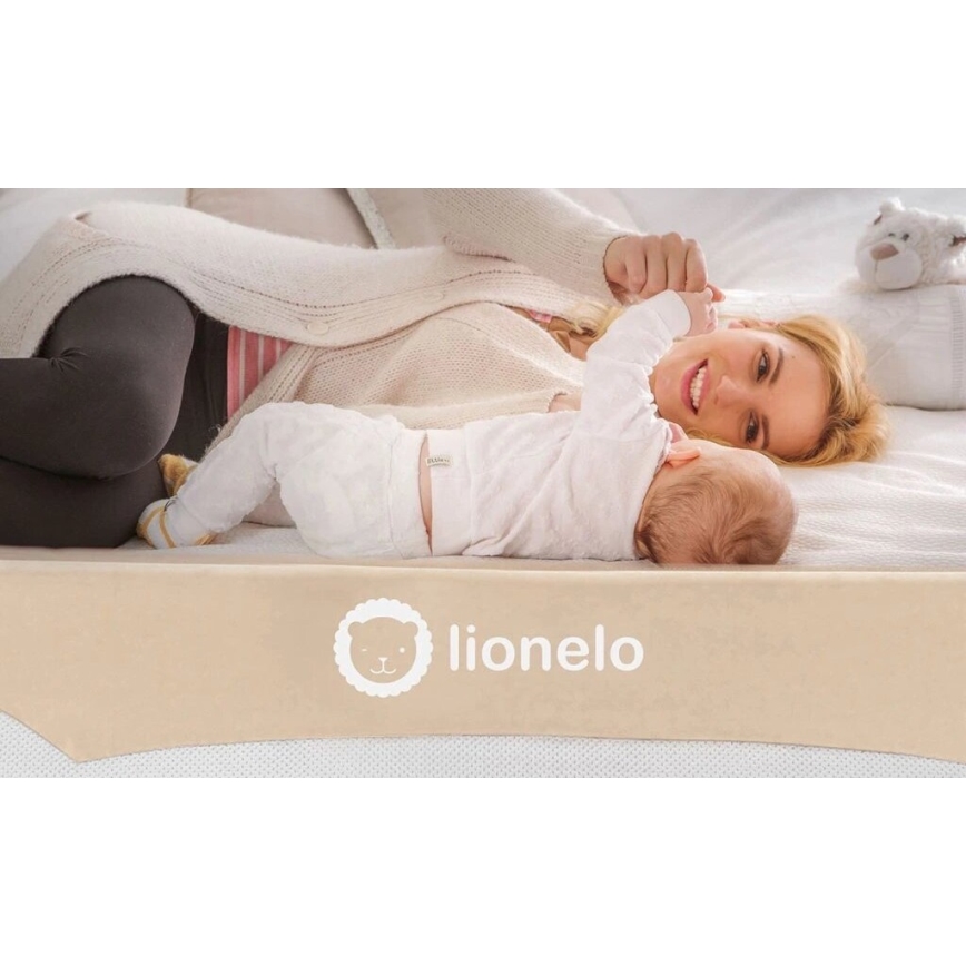 Lionelo - Sigurnosna ograda za krevet EVA, bež