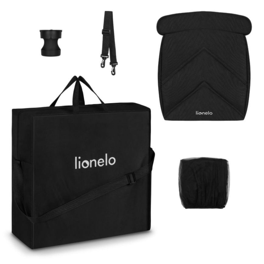 Lionelo - Sportska kolica CLOE crna/siva