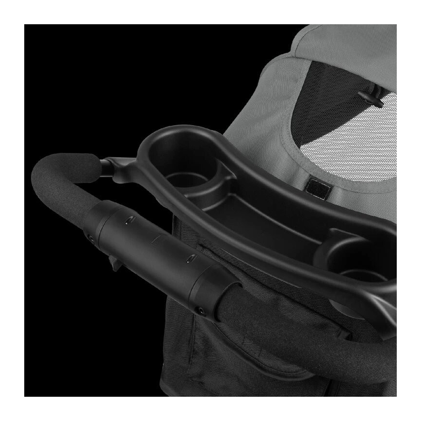 Lionelo - Sportska kolica EMMA PLUS siva/crna