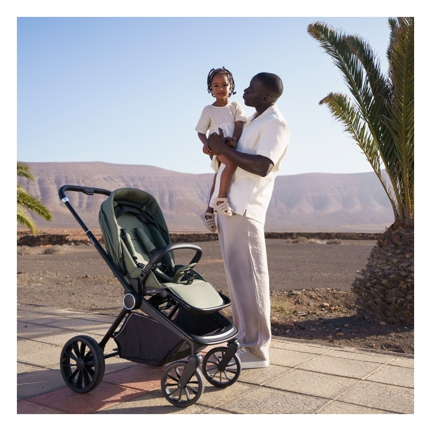 Lionelo - Sportska kolica MIKA PLUS, maslinasto zelena