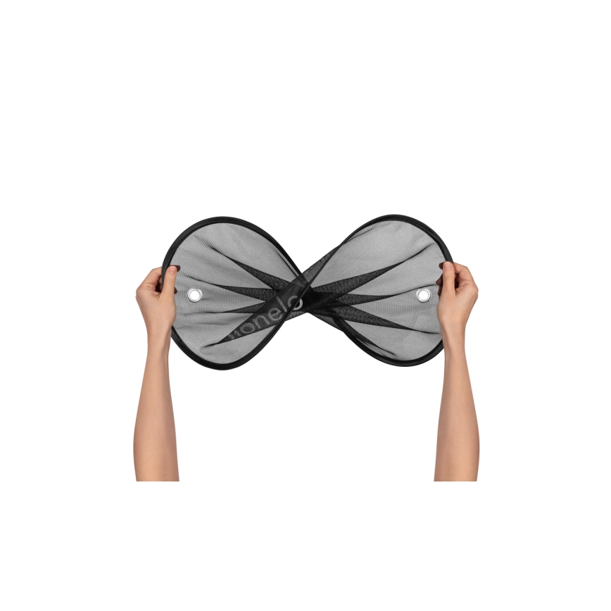 Lionelo - SUNSHADE zaštitno sjenilo sa usisnim držačem, 2 kom, crno