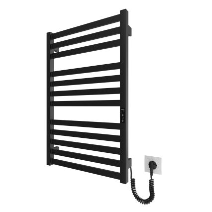 Ljestvičasti radijator za kupatilo HF OXFORD 170W/230V 77x53 cm crni