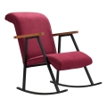 Ljuljaća fotelja LUNI, crvena
