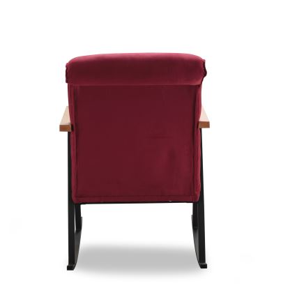 Ljuljaća fotelja LUNI, crvena