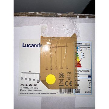 Lucande - LED luster na sajli HAYLEY 5xLED/5W/230V