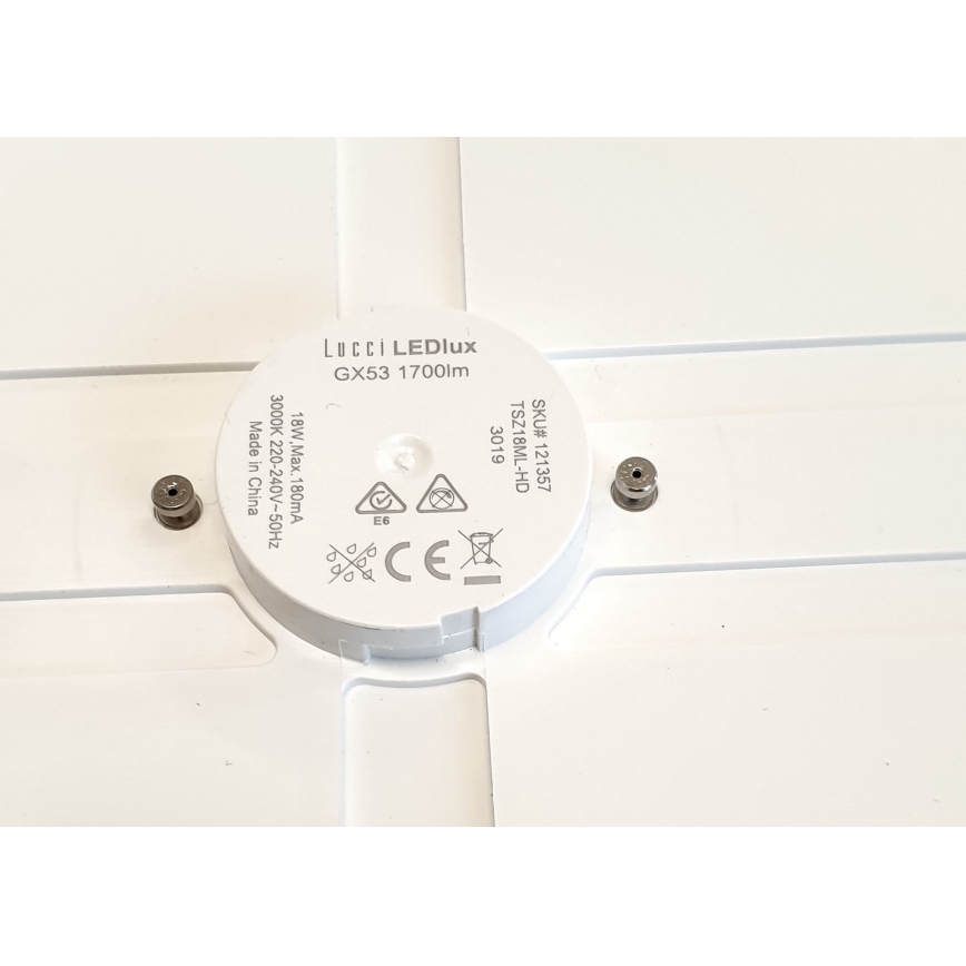 Lucci air 121357 - LED plafonsko svetlo za ventilator LED/18W/230V