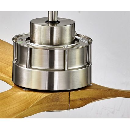 Lucci air 210506 - Plafonski ventilator AIRFUSION AKMANI paulovnija/braon prečnik 152 cm + daljinski upravljač