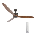 Lucci air 210507 - Plafonski ventilator AIRFUSION AKMANI paulovnija/crna prečnik 152 cm + daljinski upravljač