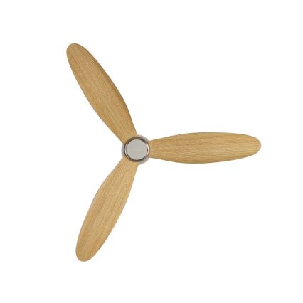 Lucci air 210519 - Stropni ventilator AIRFUSION RADAR sjajni hrom/drvo prečnika 132 cm + daljinski upravljač