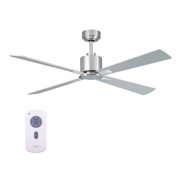 Lucci Air 210520 - Stropni ventilator AIRFUSION CLIMATE drvo/matni hrom prečnik 132 cm + daljinski upravljač