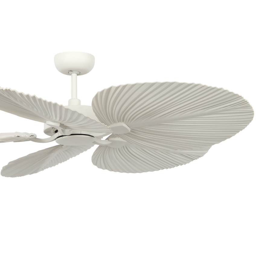 Lucci Air 21065449 - Plafonski ventilator BALI prečnik 132 cm bela/krem + daljinski upravljač