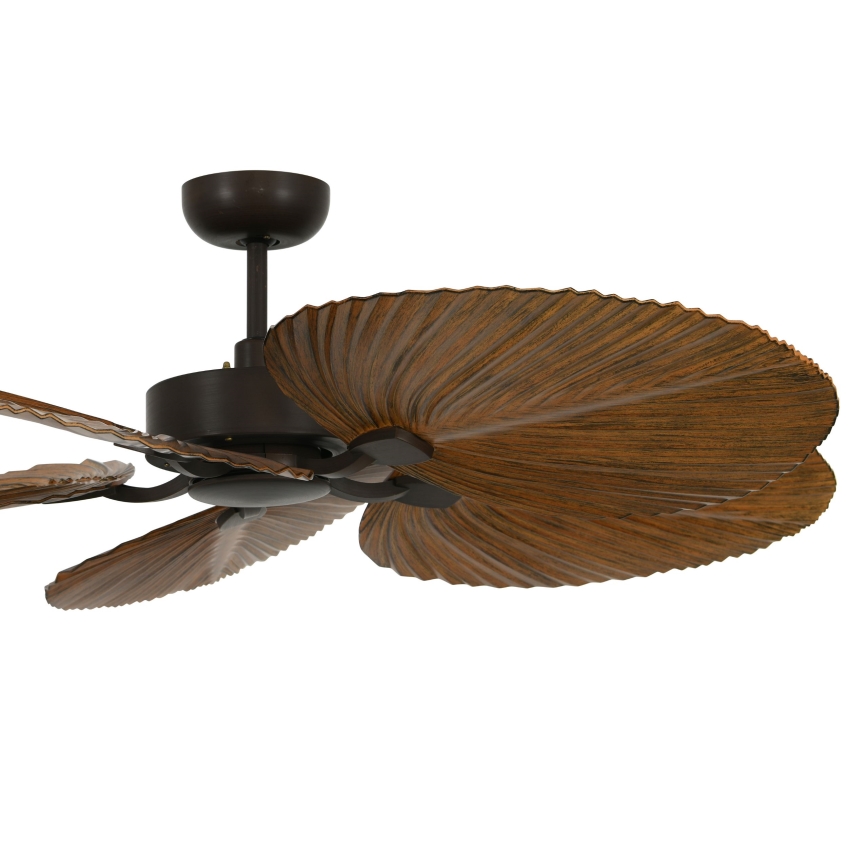 Lucci Air 21065549 - Plafonski ventilator BALI prečnika 132 cm braon + daljinski upravljač