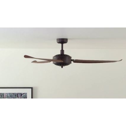 Lucci Air 211017 - Plafonski ventilator CAROLINA, braon, prečnik 142 cm