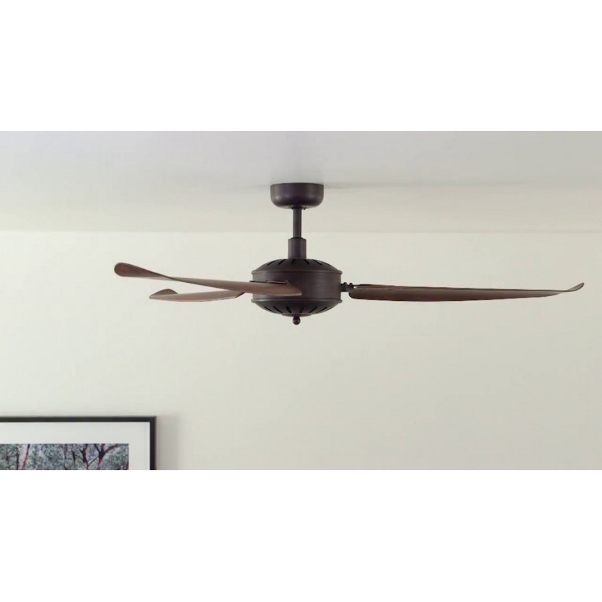 Lucci Air 211017 - Plafonski ventilator CAROLINA, braon, prečnik 142 cm