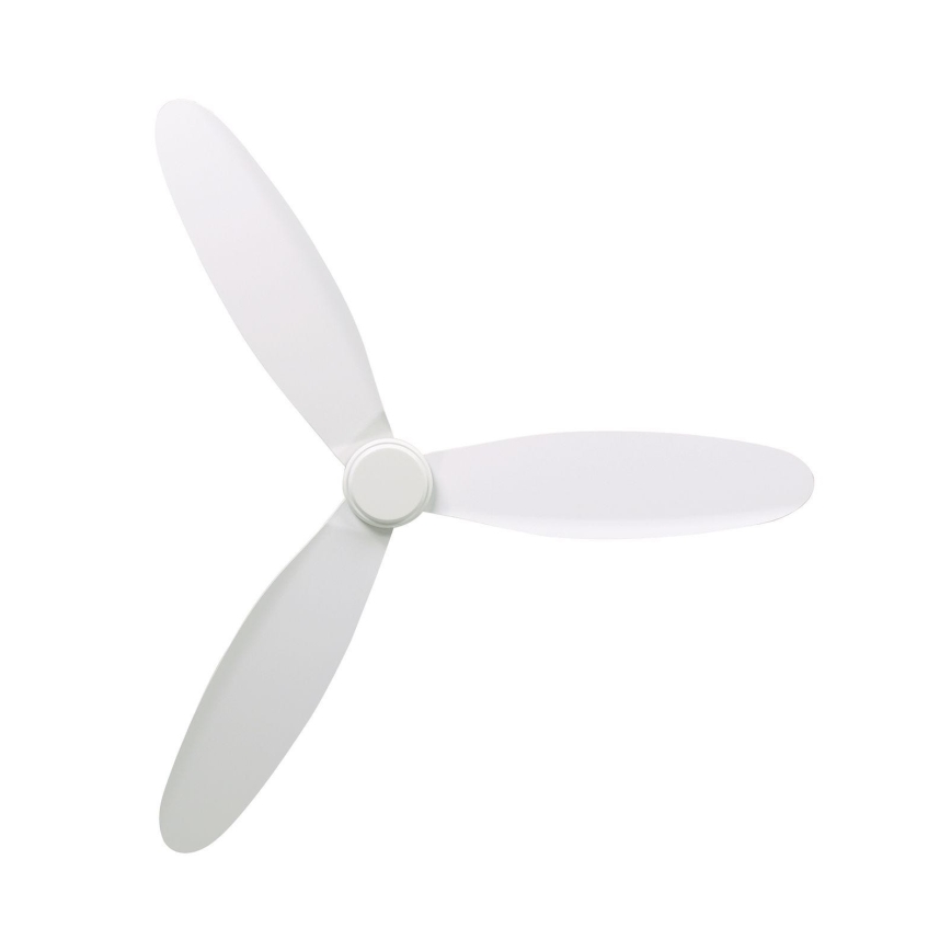 Lucci Air 212870 - Stropni ventilator AIRFUSION RADAR drveni/beli prečnik 132 cm + daljinski upravljač