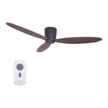 Lucci air 212883 - Plafonski ventilator AIRFUSION RADAR drvo/braon prečnik 132 cm + daljinski upravljač