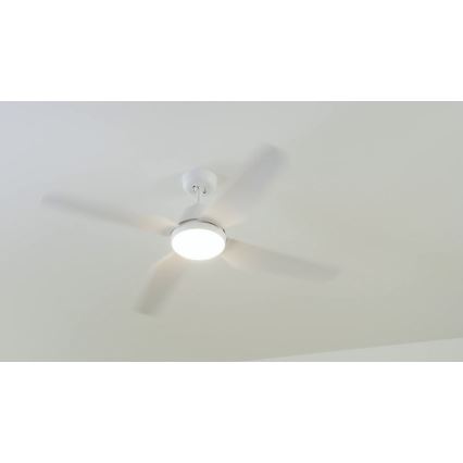 Lucci Air 212994 - LED plafonski ventilator ARIA LED/18W/230V, beli, prečnik 122 cm + daljinski upravljač