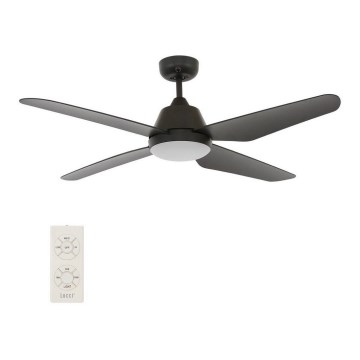 Lucci Air 212998 - LED stropni ventilator ARIA LED/18W/230V crna, prečnik 122 cm + daljinski upravljač