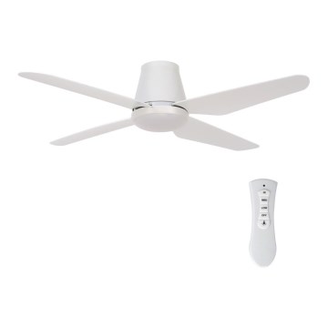 Lucci air 213001 - LED plafonski ventilator AIRFUSION ARIA LED/18W/230V, bela, prečnik 122 cm + daljinski upravljač