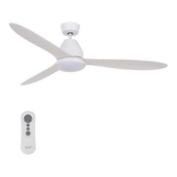 Lucci air 213043 - LED plafonski ventilator WHITEHAVEN GX53/17W/230V, beli, prečnik 142 cm + daljinski upravljač