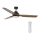 Lucci air 213054 - LED plafonski ventilator SHOALHAVEN GX53/17W/230V crna/pavlovnija + daljinski upravljač