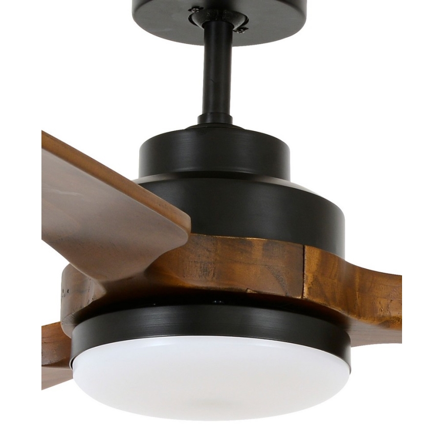 Lucci air 213054 - LED plafonski ventilator SHOALHAVEN GX53/17W/230V crna/pavlovnija + daljinski upravljač