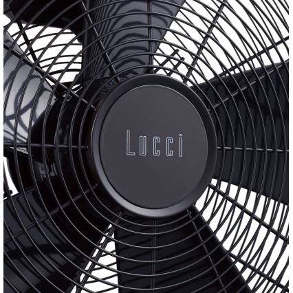 Lucci Air 213115EU - Stajaći ventilator BREEZE crni, prečnik 46 cm