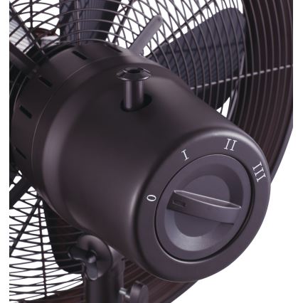 Lucci Air 213116EU - Stojeći ventilator BREEZE, braon, prečnik 46 cm