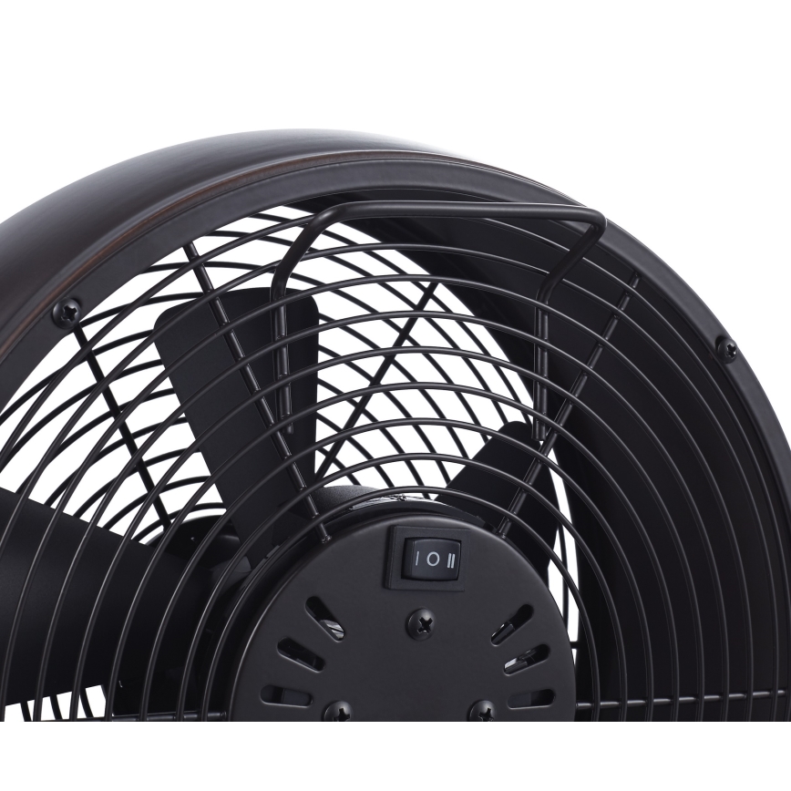 Lucci air 213121 - Stoni ventilator BREEZE, braon, prečnik 28 cm