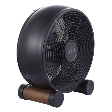 Lucci air 213121 - Stoni ventilator BREEZE, braon, prečnik 28 cm