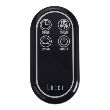 Lucci air 213124 - Daljinski upravljač za ventilatore BREEZE, crni