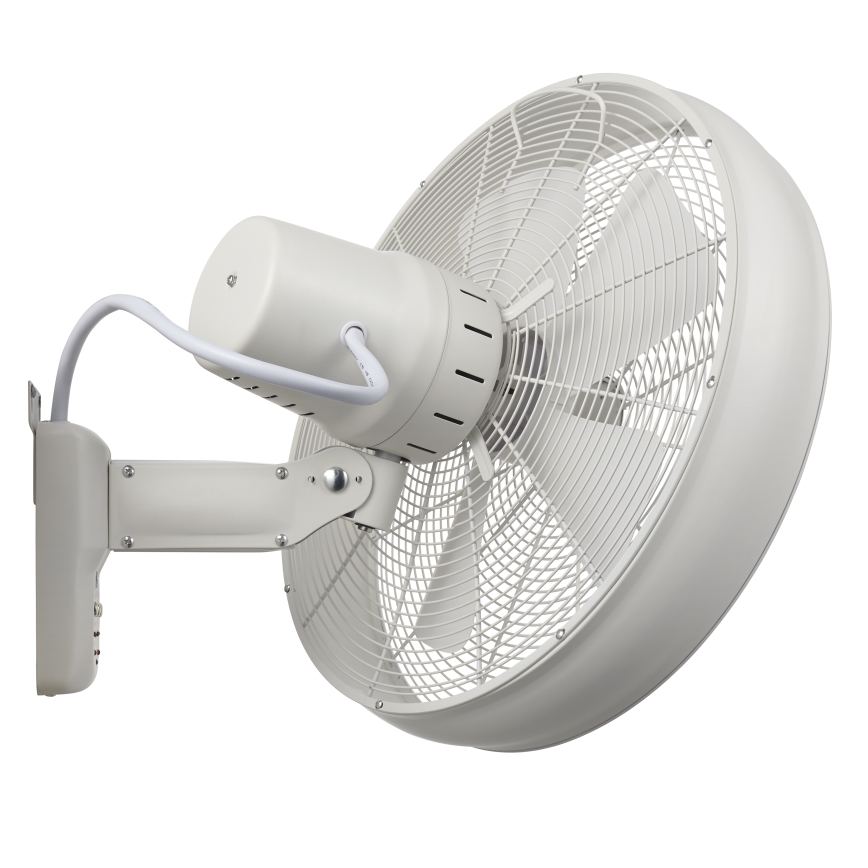 Lucci Air 213128EU - Zidni ventilator BREEZE 55W/230V, beli, Ø 46 cm + daljinski upravljač