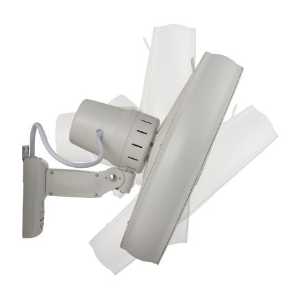 Lucci Air 213128EU - Zidni ventilator BREEZE 55W/230V beo + daljinski upravljač