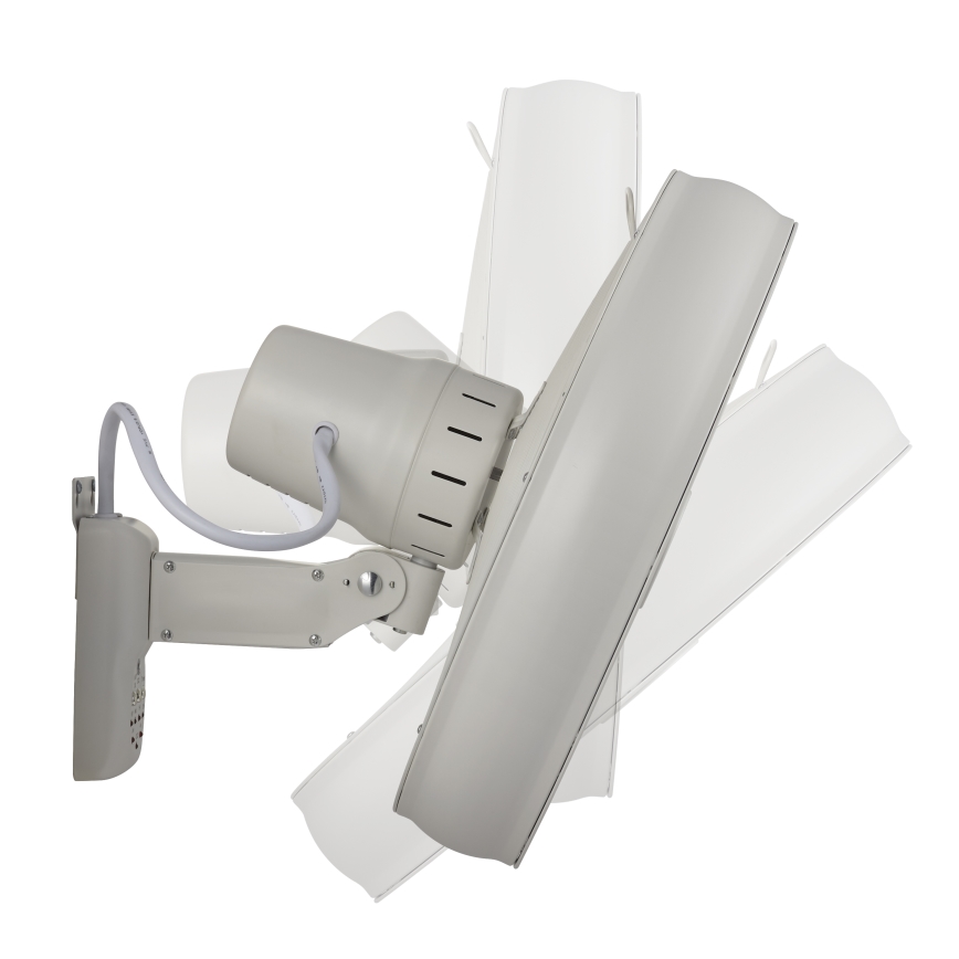 Lucci Air 213128EU - Zidni ventilator BREEZE 55W/230V beo + daljinski upravljač