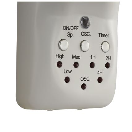 Lucci Air 213128EU - Zidni ventilator BREEZE 55W/230V beo + daljinski upravljač