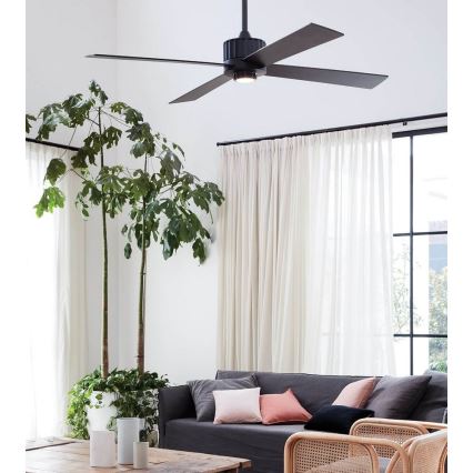 Lucci air 213170 - LED plafonski ventilator NEWPORT wenge/smeđa + daljinski upravljač