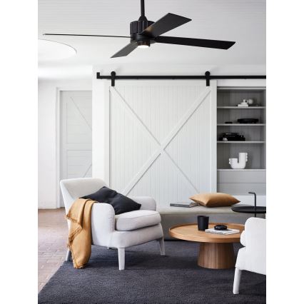 Lucci air 213170 - LED plafonski ventilator NEWPORT wenge/smeđa + daljinski upravljač